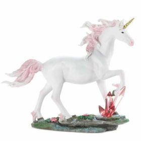 Dragon Crest Unicorn with Crystals Figurine