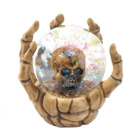 Dragon Crest Skeleton Hand Waterball with Skull